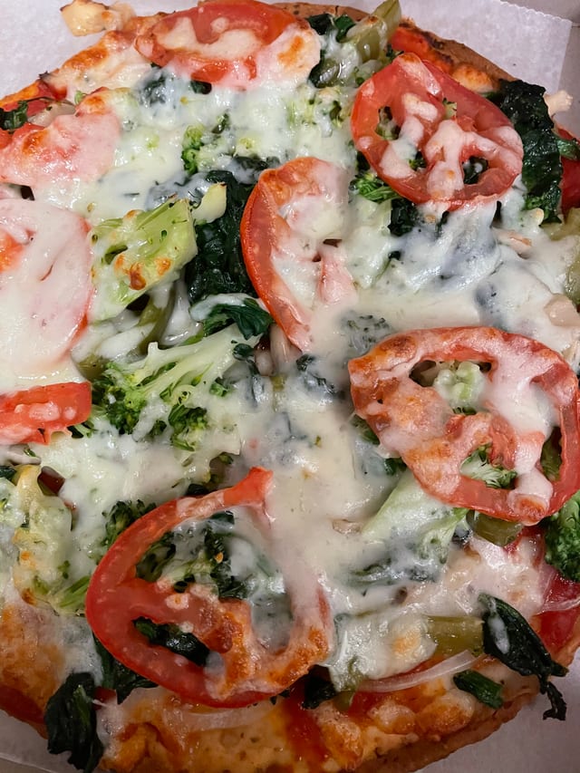 Gluten Free Vegetable Pizza (10").