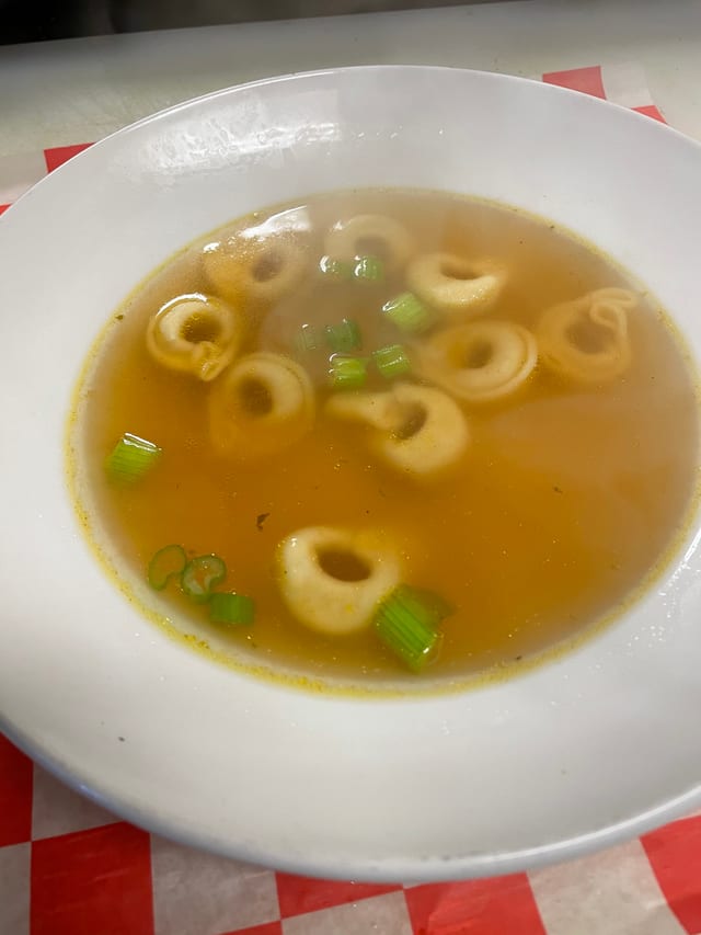 Tortellini Soup.